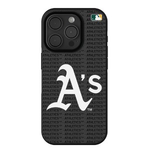 MLB American League Teams Text Backdrop Bump Cell Phone Case for Apple iPhone - 1 of 4