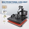 Heat Press Machine 15x15 with Tumbler Attachment, 11 in 1 Combo Heat Press for T-Shirts and Tumblers - 2 of 4