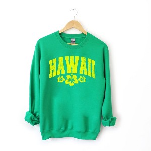 Simply Sage Market Women's Graphic Sweatshirt Hawaii Varsity Grunge - 1 of 3