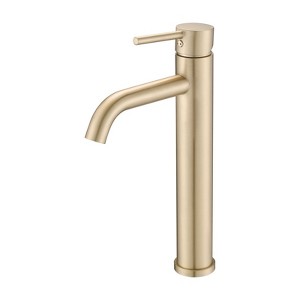 Grungis Tall Bathroom Sink Faucet,Stainless Steel Single Handle Bathroom Faucets for Home Sinks - 1 of 4