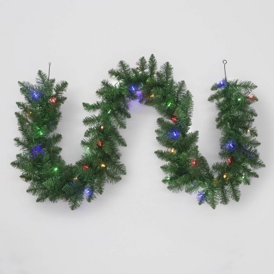 Philips 9ft Pre-lit LED Pine Artificial Christmas Garland Bicolor