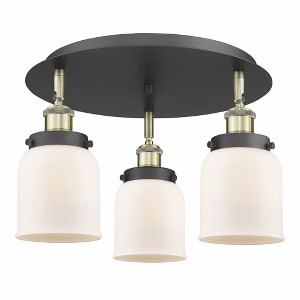 Bell - 3 Light Flush Mount In Art Deco Style-9.25 Inches Tall and 16.75 Inches Wide - 1 of 1