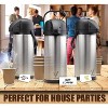 Vondior Airpot Coffee Dispenser with Pump - Insulated Stainless Steel Thermal Beverage Dispenser - 4 of 4