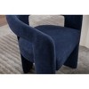 Sapphtopaz Modern Dining Chairs Set of 2, Side Accent Chairs Kitchen Chairs with Curved Back for Dining Room, Kitchen - 3 of 4