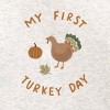 Carter's Just One You® Baby 3pc Thanksgiving ''My First Turkey Day'' Top & Bottom Set - Cream - 2 of 3