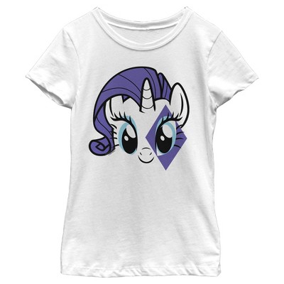 Girl's My Little Pony Rainbow Dash Face T-shirt : Target