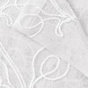 HomeRoots Set of Two 96"  White Boho Embroidered Window Panels - 4 of 4