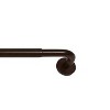 Versailles Privacy Wraparound Rod Set - Espresso - 3 of 3