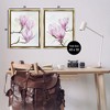 Stupell Industries Pink Magnolia Flower Blossoms Black Framed Floater Canvas Wall Art - 3 of 4