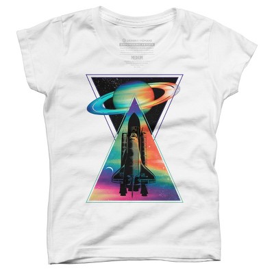 Girl's Design By Humans The Explorer By clingcling T-Shirt