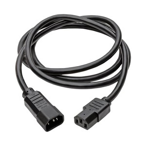 Tripp Lite Heavy-Duty PDU C13-to-C14 Power Cord, 6-Ft., P005-006 - 1 of 4
