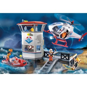 Playmobil Action Heroes Coast Guard Headquarters 70664 Playset 96pcs - 1 of 1