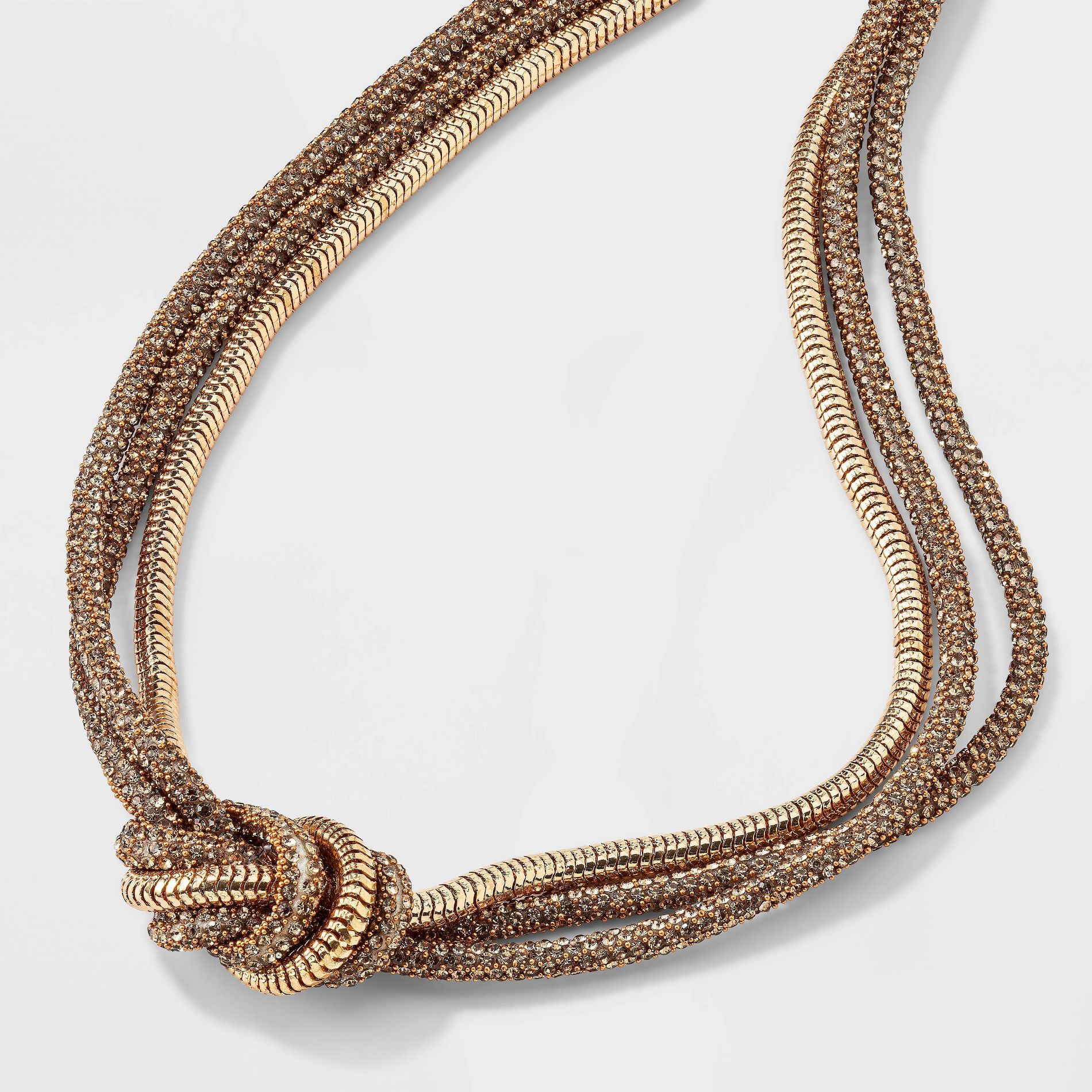 Twisted Knot Necklace - A New Day™ Gold