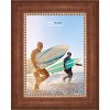 PosterPalooza | Photo Size Traditional Brown Picture Frame - UV Acrylic, Foam Board Backing, Hanging Hardware - 4 of 4