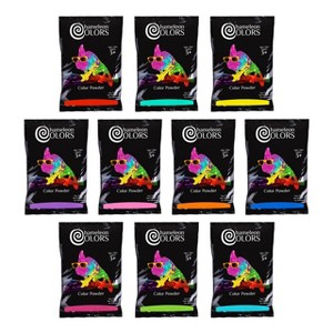 Chameleon Colors Color Powder, Multicolor Holi Color, 10 Pounds (1 Pound per Packet), Pack of 10 - 1 of 4