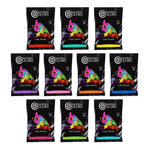 Chameleon Colors Color Powder, Multicolor Holi Color, 10 Pounds (1 Pound  per Packet), Pack of 10 