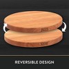 John Boos R18 R Board Wooden 1.5 Inch Thick Reversible Round Circular Carving Cutting Board - 4 of 4