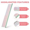 Unique Bargains Stainless Steel Rounded Ends Gentle Care Pet Comb 3 Pcs - 4 of 4