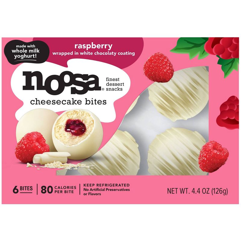 Noosa Raspberry Cheesecake Bites - 4.4oz/6ct, 1 of 9