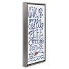 Stupell Industries Sea & Cottage Beach Life Calligraphy, 11" x 25" - 3 of 4