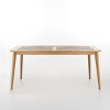 Christopher Knight Home Stephanie Outdoor 71" Slatted Design Acacia Wood 6 Seater Dining Table - 2 of 4