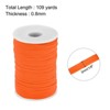 Unique Bargains Flat Elastic Band for Sewing Braided Stretch Strap Cord Roll for Wig Crafts DIY - 2 of 3