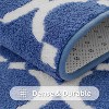 4'x6' Geometric Pattern Living Room Rug, Fluffy Non-Slip Rug - 4 of 4