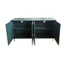 Chery Life Modern Gray Lacquered 4 Door Wooden Cabinet, Buffet Cabinet Storage Cabinet for Living Room, Entryway, Office, Kitchen, Dining Room - 2 of 4