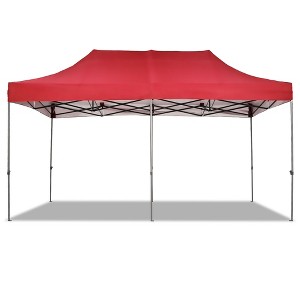 Ainfox 10ft x 20ft Outdoor Gazebo Canopy Tent without Sidewalls Heavy Duty Tent for Party Wedding Events Beach BBQ - 1 of 4