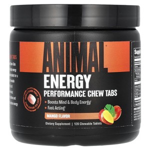 Animal Energy Performance Chew Tabs, Mango, 120 Chewable Tablets - 1 of 2