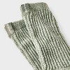 Women's Ultra Soft Ribbed Cushioned Slouch Crew Socks with Woven label - Auden™ 4-10 - 3 of 4