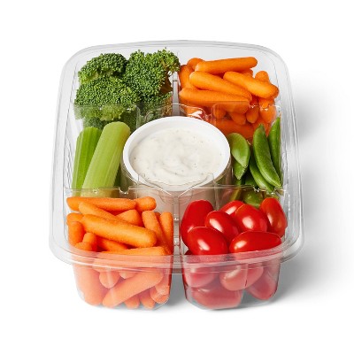 Vegetable Tray with Ranch Dip (Veggies may Vary) - 18oz - Good & Gather™
