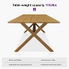 PURPLE LEAF Patio Dining Set All-Weather Wicker Aluminium Outdoor Table and Chairs Set for Backyard Decor Kitchen Modern Furniture Set - 3 of 4