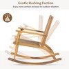 SKRAN Set of 2 Wicker Outdoor Rocking Chair, Patio Chairs Chairs with Rattan Seat & Backrest for Backyard, Balcony, and Poolside - 4 of 4