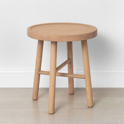 Shaker Accent Table Or Stool Natural Hearth Hand With