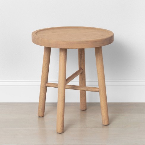 Wooden store stool target