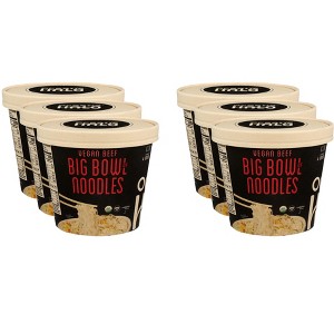 Ocean's Halo Vegan Beef Big Bowl of Noodles - Case of 6 - 4.02 oz - 1 of 2