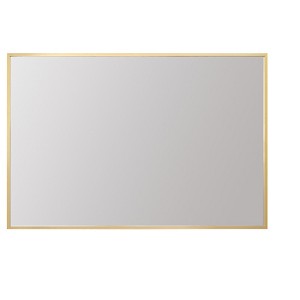 Elegant Lighting Aluminum Frame Rectangle Mirror 30x42 In Gold - 1 of 4