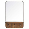 Modway EEI-6348-WAL Lumina Mirror, Walnut - 3 of 4