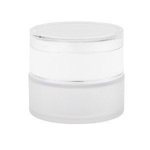 Unique Bargains Frosted Glass Dispensing Bottle for Bathroom 1 Pc - 1 of 4