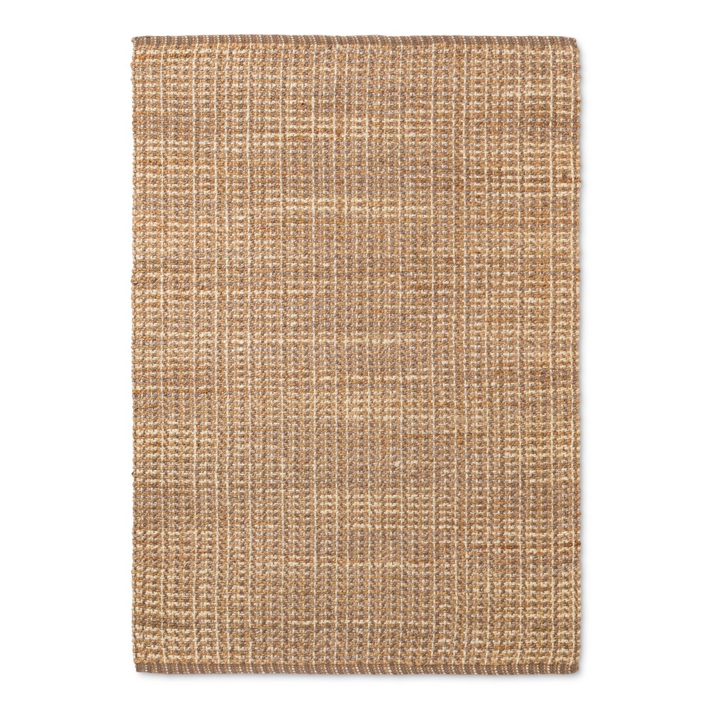 Photos - Area Rug 5'x7' Basket Weave Woven  Natural - Threshold™