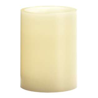 Hoogalife LED Flameless Candle,Real Wax,Moving Wicks Ivory Large 