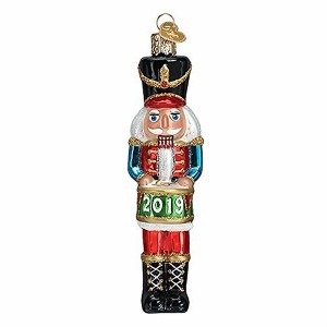 Old World Christmas Blown Glass Ornament for Christmas Tree, 2019 Nutcracker - 1 of 2