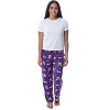 Harry Potter Womens' Luna Lovegood Glasses Chibi Allover Print Pajama Pants Purple - 4 of 4