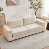 90" Loveseat Sofa Comfy Couches with USB/Type-C Charging Ports, Removable Covers & Wood Frame for Small Spaces - 3 of 4