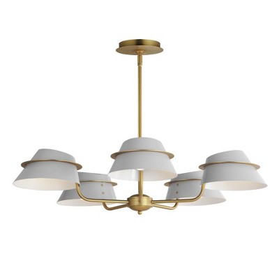 Maxim Lighting Lucas 5 - Light Chandelier in  Natural Aged Brass