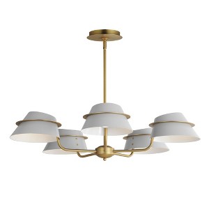 Maxim Lighting Lucas 5 - Light Chandelier in  Natural Aged Brass - 1 of 3