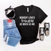 Simply Sage Market Women's Nobody Loves Trouble As Much A Me Short Sleeve Graphic Tee - 2 of 2