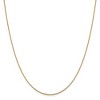 Black Bow Jewelry 1.15mm 14k Yellow Gold Diamond Cut Oval Open Cable Necklace Chain - 3 of 4