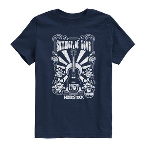 Boys' - Woodstock - Summer Of Love Short Sleeve Graphic T-Shirt - 1 of 4